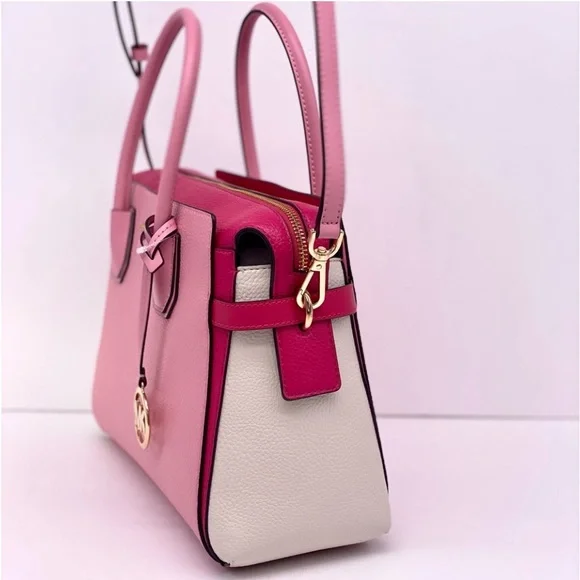 Michael Kors Mercer Medium Top Zip Belted
Satchel Crossbody Electric Pink - Picture 7 of 13